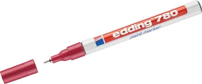 Produktbild von Edding 780 Permanent-Marker Fibre tip Rot 1 Stück(e)