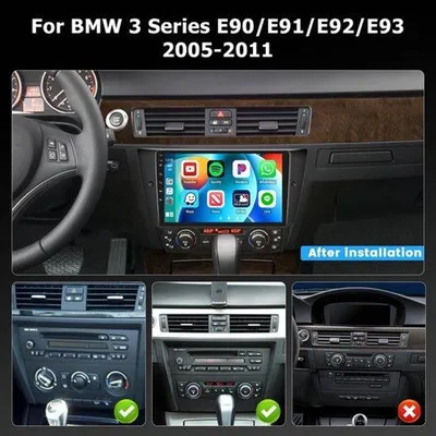 Zdjęcie produktu dla Radio samochodowe Android 4+64G do BMW serii 3 (E90/E91/E92/E93) z roczników 2005-2011