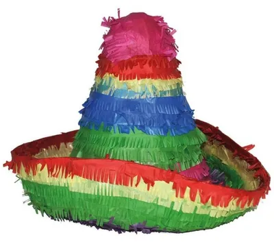 Produktbild von Pinata "Mexiko Sombrero" Bunt | 40x40x30cm