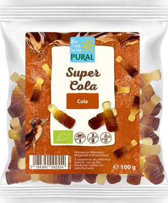Immagine prodotto di Gelatina di frutta - Bottiglie di Cola 100g