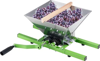 Image de VEVOR Moulin à fruits 7 litres Moulin à pommes, Grand moulin manuel pour le vin et le cidre, Moulin manuel pour la cuisine et la maison, Vert