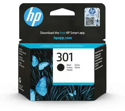 Obrázek produktu pro Originální černá inkoustová kazeta HP 301 CH561EE se standardní výtěžností pro tiskárny