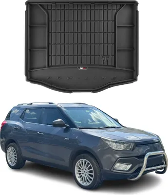 Productafbeelding van OMAC rubberen bagagerek voor Ssangyong XLV 2016-2025, TPE, zwarte kleur