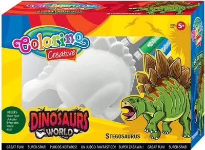 Produktbild von Kreativ-Set DINO Stegosaurus Colorino Kids