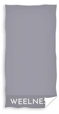 Produktbild von Carbotex Baumwoll-Handtuch Grau Wellness 90x180cm 450GSM
