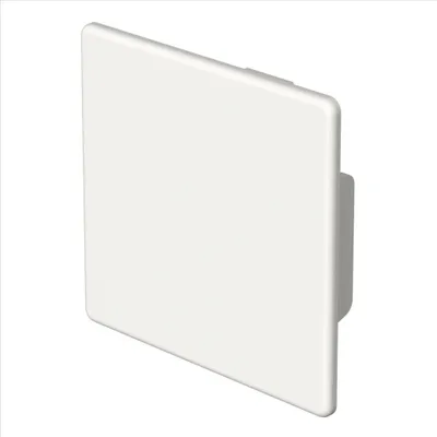 Produktbild von OBO WDK HE60060RW Endstück 60x60mm PVC reinweiß RAL9010 6193285