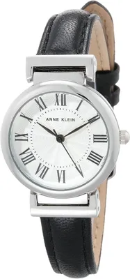 Image de Montre pour femme élégante avec bracelet en cuir, cadran couleur crème, chiffres romains, mouvement à quartz, verre minéral, étanche jusqu'à 30 m, boîtier de 28 mm