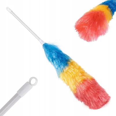 Image de Brosse à microfibres avec manche - 59 cm