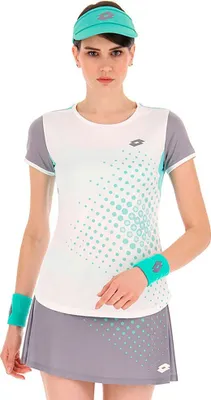 Produktbild von Lotto Top Iv Kurzarm-t-shirt Weiß L Frau Weiß L