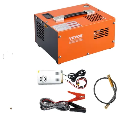 Produktbild von VEVOR Hochdruckkompressor, 4500PSI/30MPA Hochdruckluftkompressor, 1800W 220V Automatischer Druckentlastungs-Luftgewehrkompressor Geeignet für Paintball-Luftgewehr, PCP-Gewehr, Tauchflasche, Manuelle Abschaltung-a, Minityp