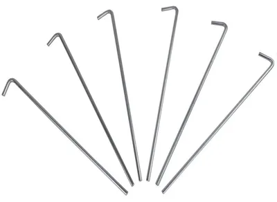 Immagine prodotto di Picchetti per tenda 23 cm 6 pezzi Accessori da campeggio per tenda