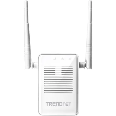 Produktbild von Trendnet TEW-822DRE, Netzwerksender, 1200 Mbit/s, 3 dBi, 10/100/1000Base-T(X), IEEE 802.11a, IEEE 802.11ac, IEEE 802.11b, IEEE 802.3az, IEEE 802.11g, IEEE 802.3u, IEEE 802.11n,..., 802.11a, 802.11b, 802.11g