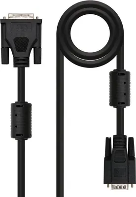 Image de Nanocable 10.15.0403 Câble Dvi/svga 3 M noir noir One Size