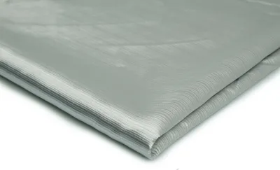 Obrázek produktu pro Satén v pruzích, dekorační tkanina, stříbrná 50 x 150 cm