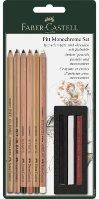Produktbild von Faber-Castell 112998, Schwarz, Braun, Weiß, 9 Stück(e)
