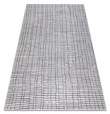Image de Tapis AURA J1852A gris - Lignes, structurel, moderne gris 200x290 cm
