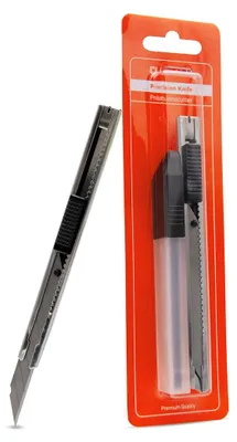 Cutter Edelstahl, 9 mm, 30° Klingen, 10 Ersatzklingen