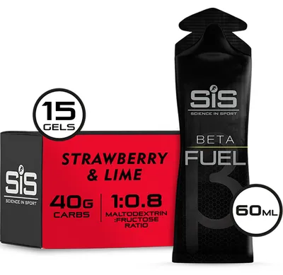 Obrázek produktu pro Science in Sport Beta Fuel Energy Gel Jahoda & limetka 15 x 60 ml
