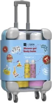 Zdjęcie produktu dla Zestaw Podróżny Hiskin Walizka Żel 75 Ml + Balsam 75 Ml