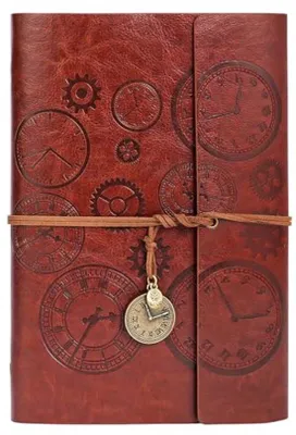 Produktbild von Ultiluxe Notizbuch A5 - Nachfüllbares Tagebuch mit 160 linierten Seiten - Braun - 23,5 x 16,5 cm