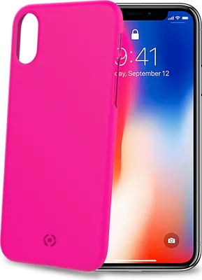 Produktbild von Celly Shock, Cover, Apple, iPhone X/Xs, 14,7 cm (5.8"), Pink