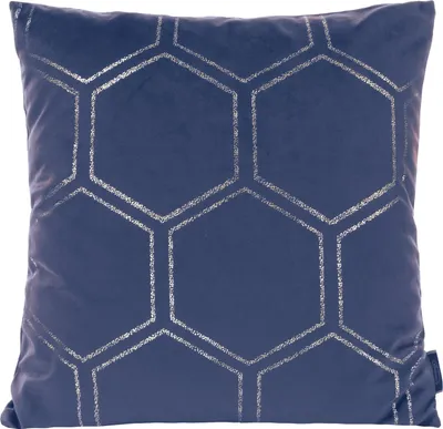 Immagine prodotto di EUROFIRANY | Copricuscino 45 x 45 cm - Copricuscino blu navy - Elegante e moderno
