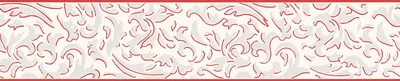 Produktbild von A.S. Création Bordüre Only Borders 9 metallic rot weiß 5,00 m x 0,13 m 962071