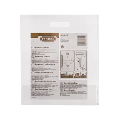 Obrázok produktu pre Pressol Kombitrichter Stahlblech verz. mit flexiblem Auslauf 02645 Funnel 1.3 l 160 mm
