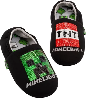 Produktbild von Minecraft - Chlapecké bačkory s flitry NS7032 (34 EU) (černá/červená/zelená)