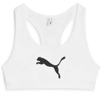 Image de Top Puma Sujetador Puma 4 Keeps blanco neutro pour Uni