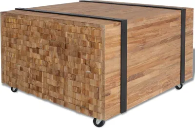 Produktbild von The Living Store Beistelltisch Teak 60x60x38 cm