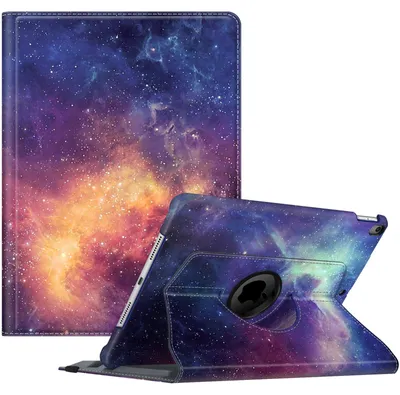Produktbild von Fintie Hülle für iPad Air 10.5" 2019 (3. Generation) / iPad Pro 10.5" 2017, 360 Grad verstellbare Schutzhülle mit eingebautem Pencil Halter, Auto Schlaf/Wach Funktion, Die Galaxie