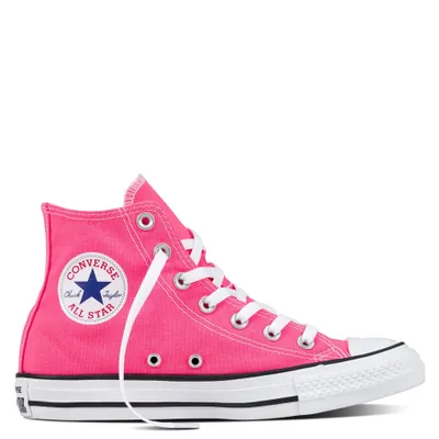 Produktbild von Converse Chuck Taylor All Star High PINK POW Neon Seasonal Fresh Colors 157612C Größe 12 UK · 46.5 EU · 30.5 cm