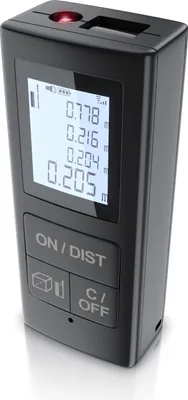 Produktbild von Brandson Entfernungsmesser, 30m Laser Entfernungsmesser, Messeinheiten: Meter, Zoll, Fuß