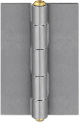 Produktbild von Anschweißscharnier 60 x 55 x 2,5 mm, Stahl blank