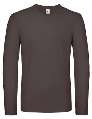 Produktbild von B&C - "#E150" T-Shirt für Herren Langärmlig FK2966 (L) (Bärenbraun)
