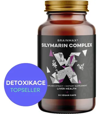 Immagine prodotto di BrainMax Silymarin Complex, Estratto di cardo mariano + 5 altre erbe, 90 capsule vegetali