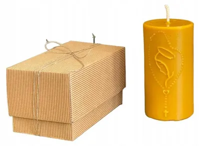 Produktbild von Apimel Bienenwachskerze Mutter Gottes Rosenkranz