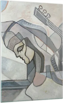 Produktbild von Bilder auf glas - Einteilig - Abstraktion modern - 70x100cm - Glasbilder - Wandbilder - Bilder - zum Aufhängen bereit - Wanddekoration aus Glas - Glas Bilder - Wandbild auf Glas - GPA70x100-3739