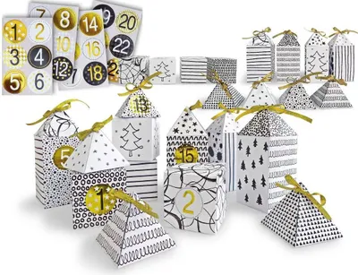 Produktbild von Adventskalender Set Modern Village