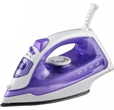 Image de Royalty Line RL-DB15411 : fer à vapeur haute performance 2000 W avec vapeur verticale et semelle céramique (Purple)