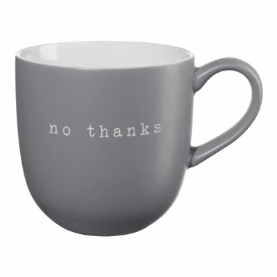 Zdjęcie produktu dla ASA Henkelbecher, no thanks d. 9,5 cm, h. 9,5 cm, 0,35 l.