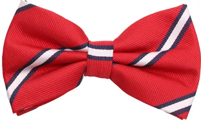 Produktbild von Fabio Farini - 1 Stück Herren Streifen Fliegen - Männer Querbinder Vorgebunden Bowtie Streifen - Rot/Weiß/Blau