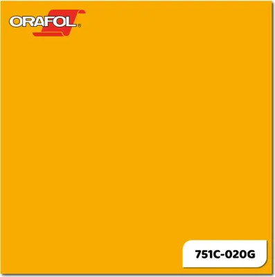 Produktbild von ORAFOL ORACAL 751C Meterware - 020 GOLDEN-YELLOW in 31,5 x 100cm