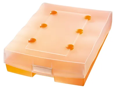 Immagine prodotto di HAN 9987-613 Archivbox CROCO - DUO, DIN A8 quer, incl. registro A-Z, arancione-transluzent