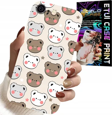 Zdjęcie produktu dla Etui Do Iphone ( 6 Plus ) - Miś Misie Wzory Dla Najmłodszych + Szkło