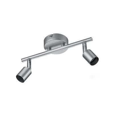 Zdjęcie produktu dla Reflektor spot PARIS srebrna 2xGU10x35W metal wym:13,5x25x8cm IP20 RL