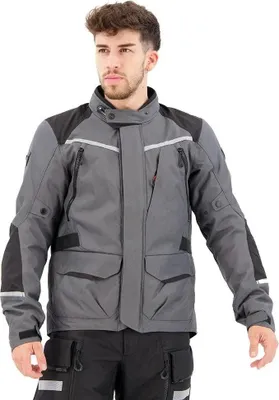 Obrázok produktu pre Textilná motocyklová bunda Revit Voltiac 3 H2O, sivá, XL