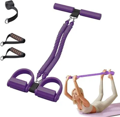 Zdjęcie produktu dla Ekspander fitness 34 kg - lateks - wielofunkcyjny - urządzenie do ćwiczeń brzucha do użytku domowego