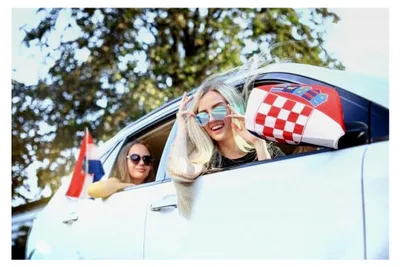 Produktbild von Fanset Fanartikel Fahnen für das Auto Spiegelfahnen Fensterfahnen WM EM, Farbe: Schweden